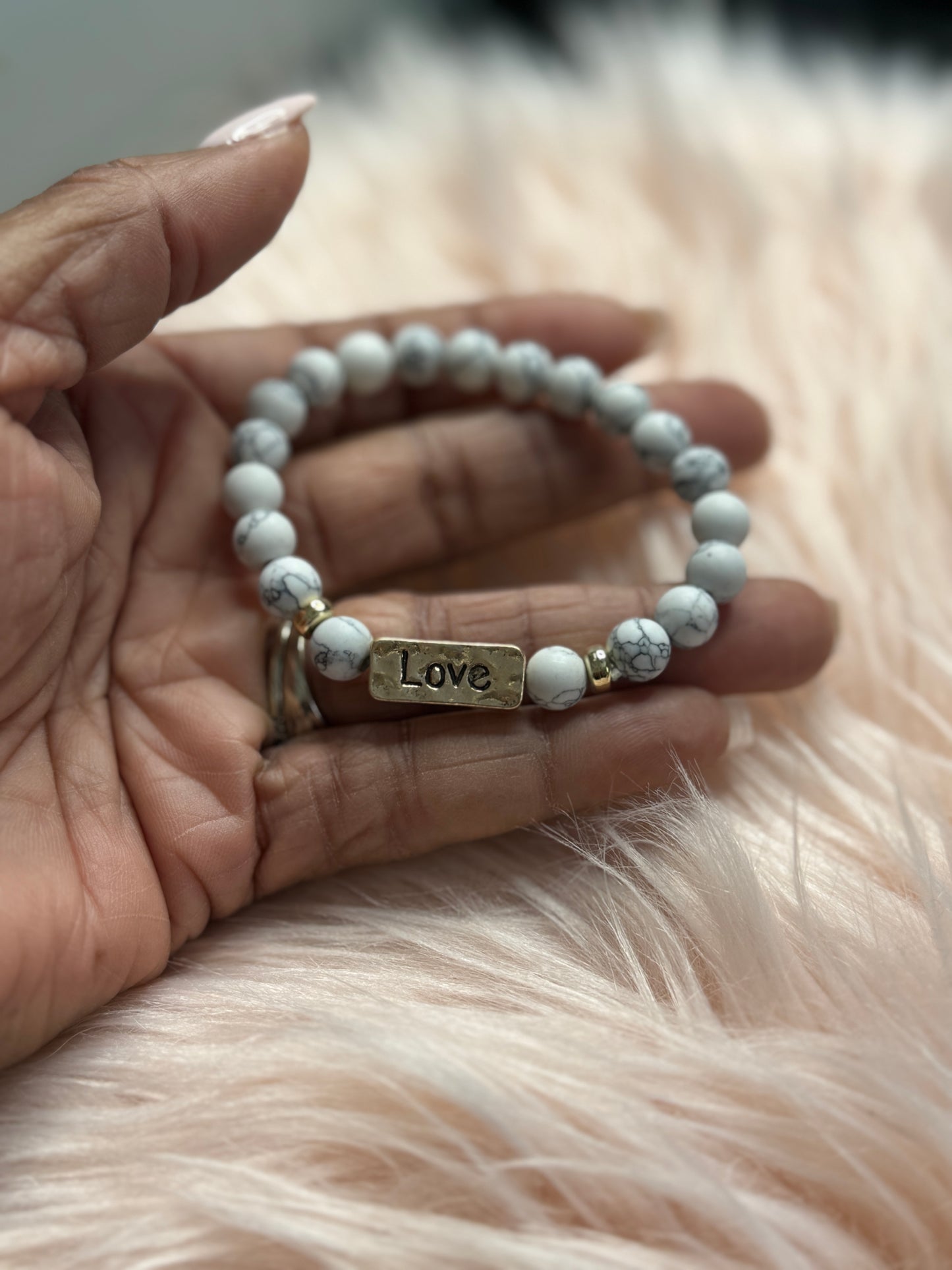 Faith | Hope | Love |  Stone Bracelets | 1 Each