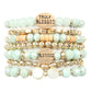 Blessed Charm Multiline Beaded Bracelet