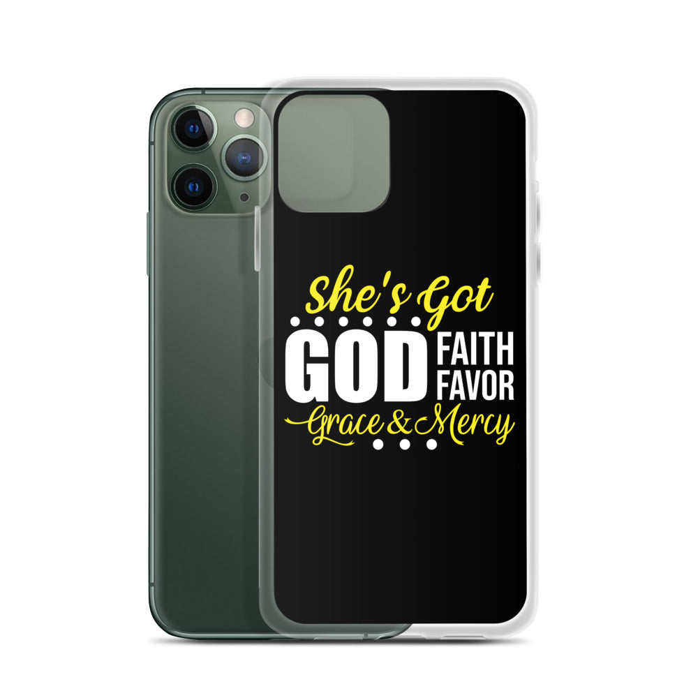 She's got | God | Faith | Favor| Grace & Mercy- iPhone Case