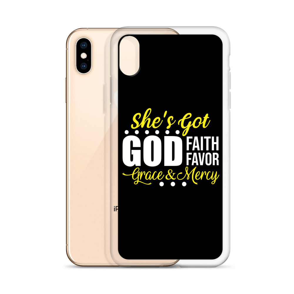 She's got | God | Faith | Favor| Grace & Mercy- iPhone Case